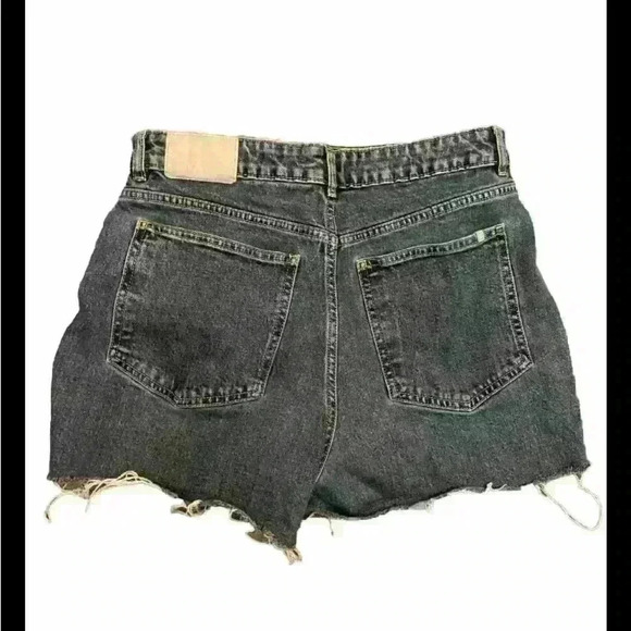 Everlane The Way High Denim Cut Off Jean Shorts 30 - Picture 3 of 5